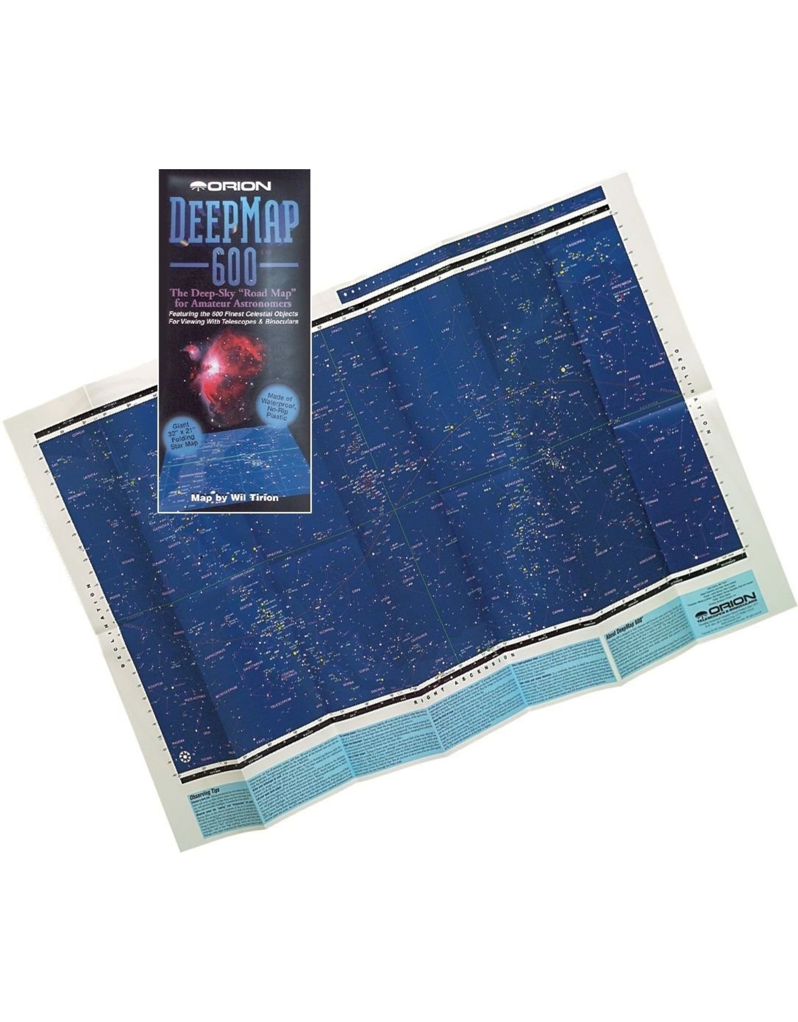 Orion Deepmap 600 folding star chart