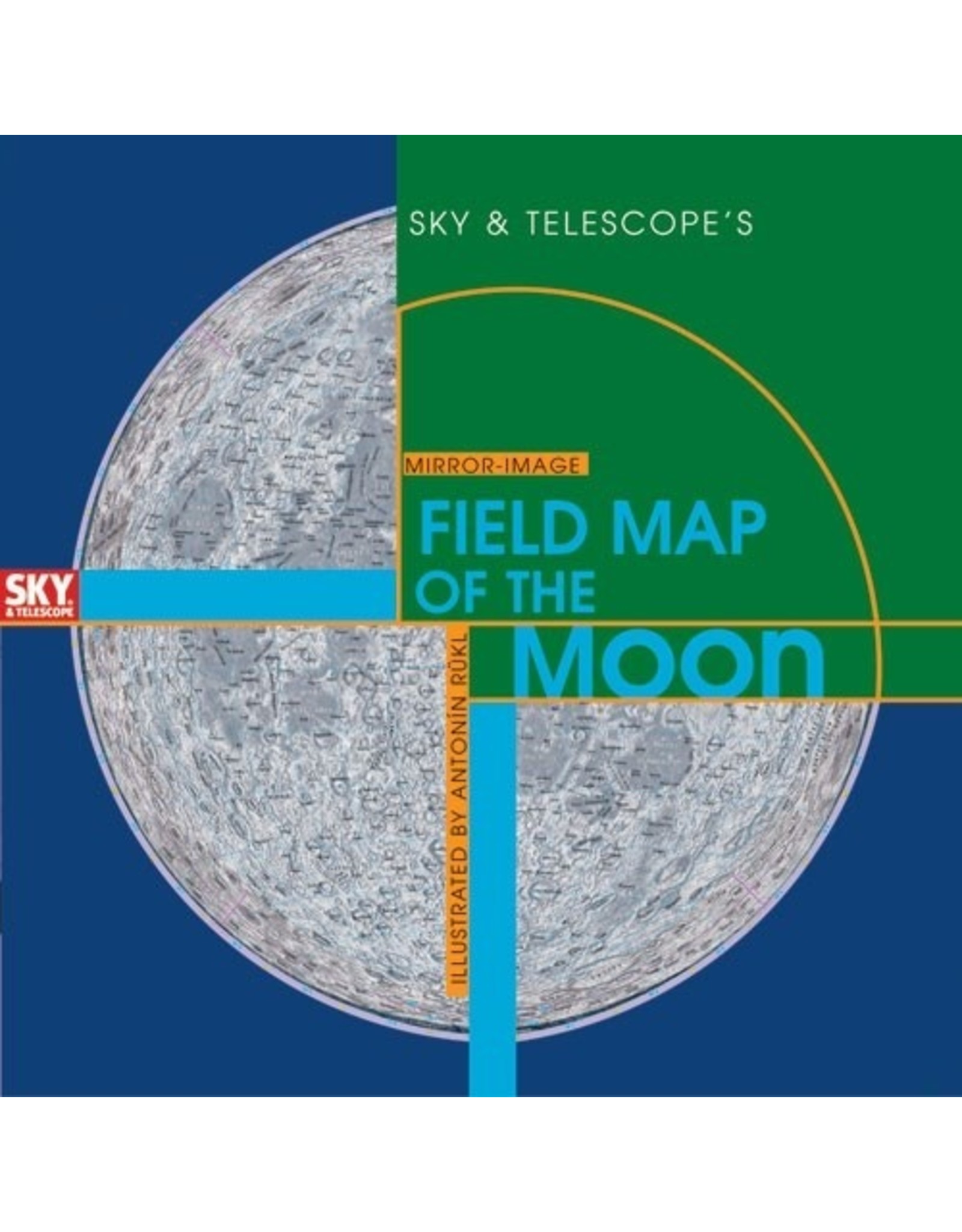 Sky & Telescope Mirror-Image Field Map of the Moon