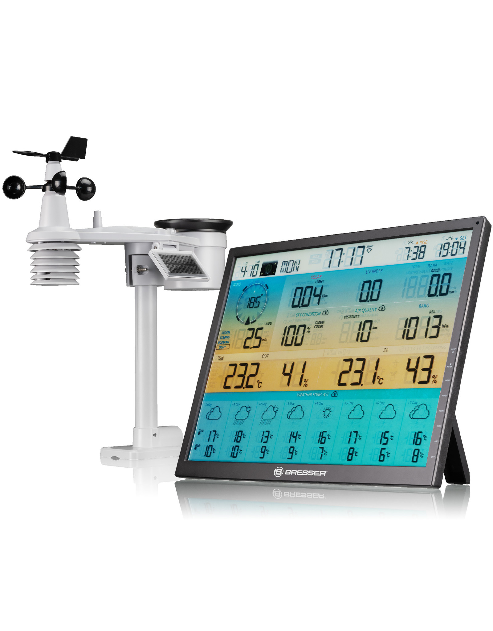 National Geographic 8-daags 4CAST XL WLAN solar-weerstation 7-in-1