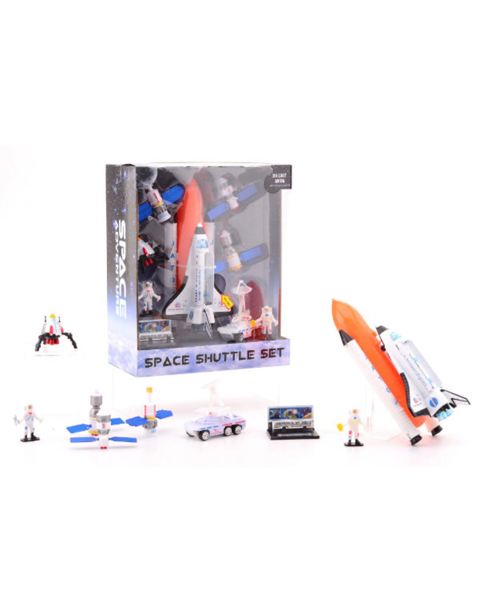 Space Shuttle licht en geluid