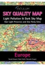 Continent map Sky Quality Map Europe