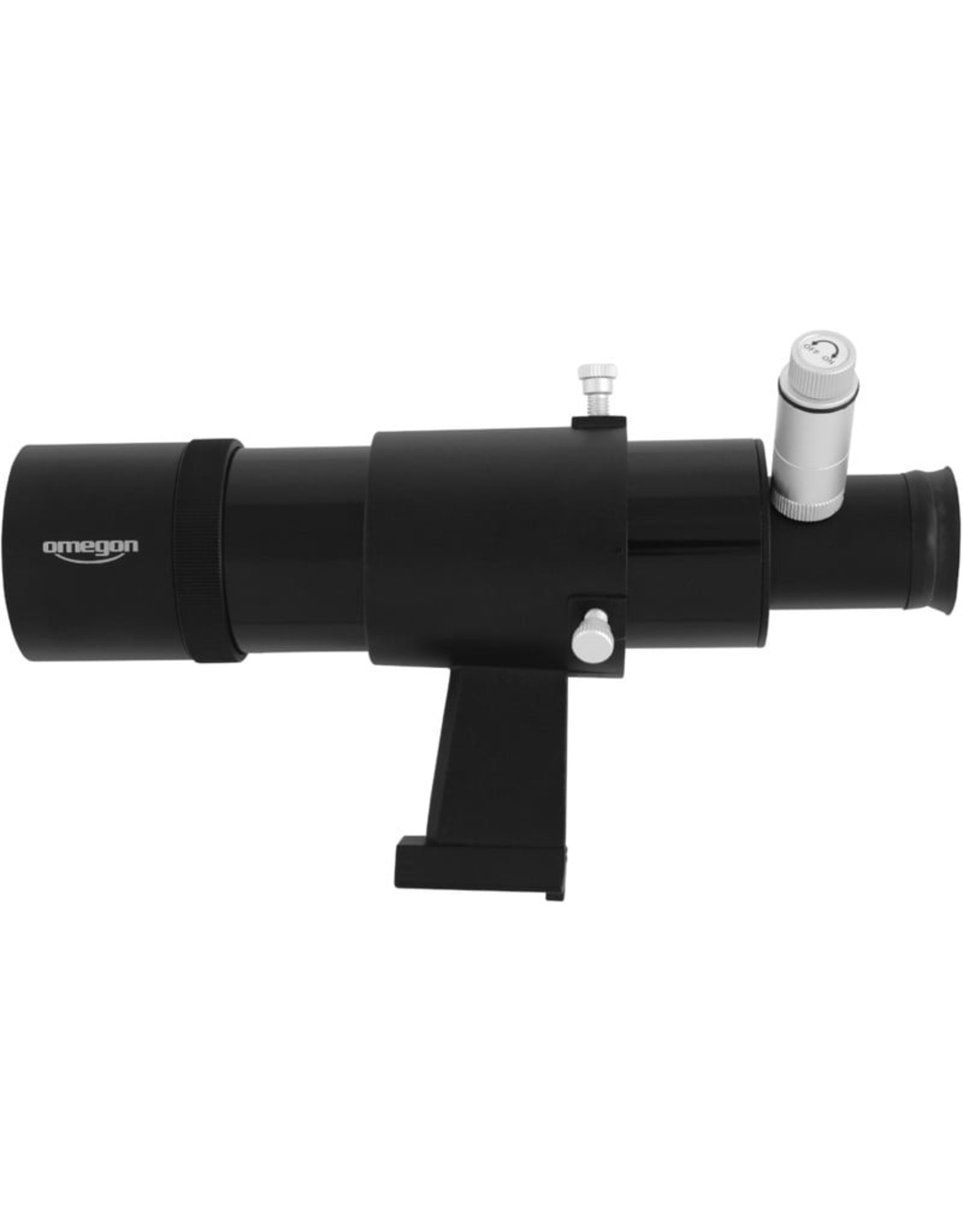 Omegon 9x50 verlichte zoeker, zwart