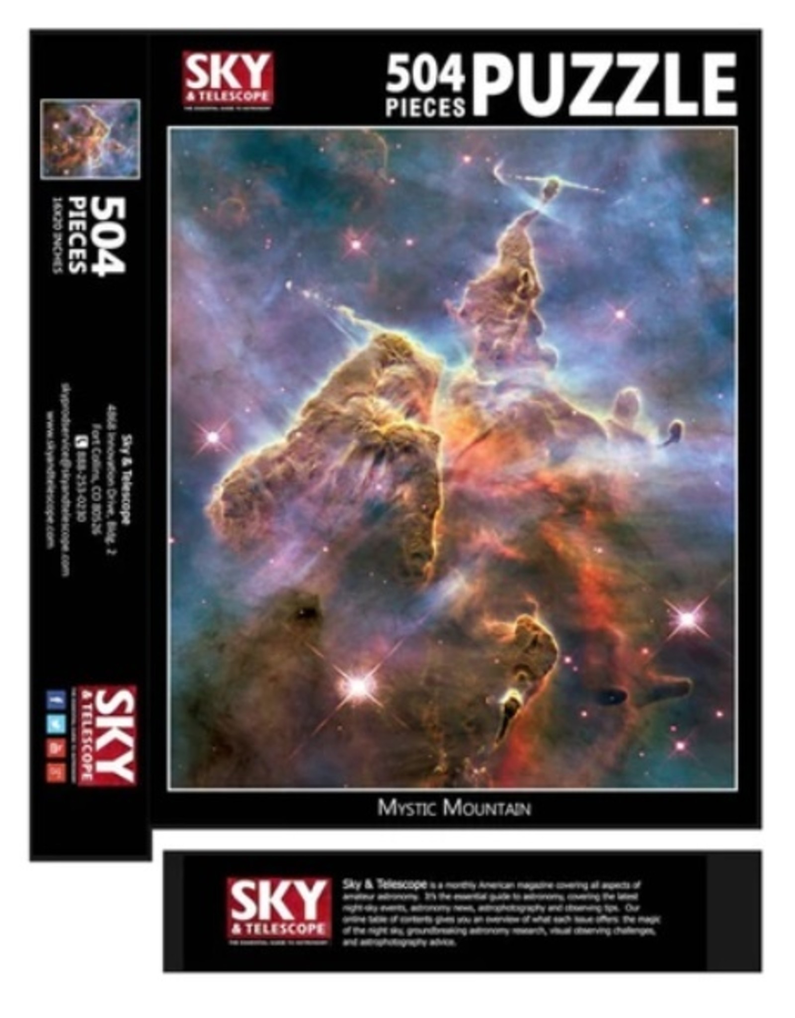 Sky & Telescope MYSTIEKE BERG PUZZEL