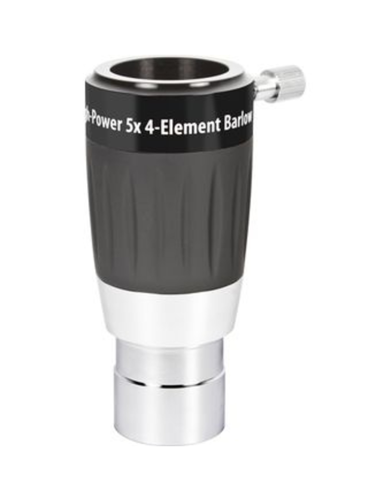 Krachtige 1,25" Barlow-lens met 5x 4 elementen