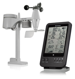 Omegon BRESSER Weather Center 5-in-1 zwart