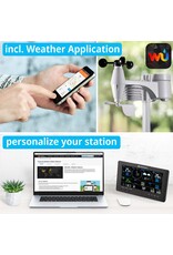 Omegon BRESSER WLAN ClearView weerstation met 7-in-1 Profi-sensor