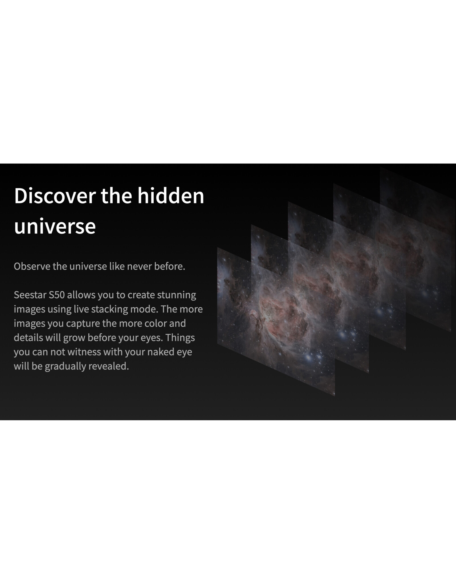 ZWO Smart Telescope AP 50/250 Seestar S50