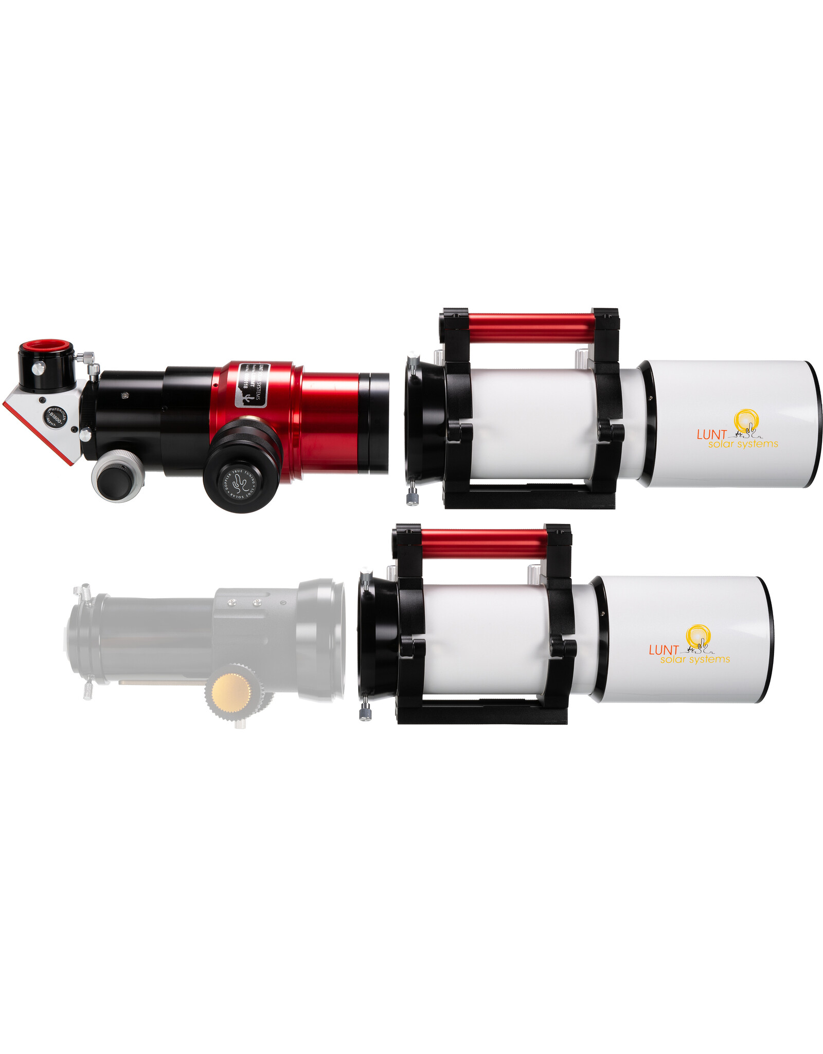 Lunt LS80MT/B1200R&P allround APO-telescoop voor zon + sterrenhemel