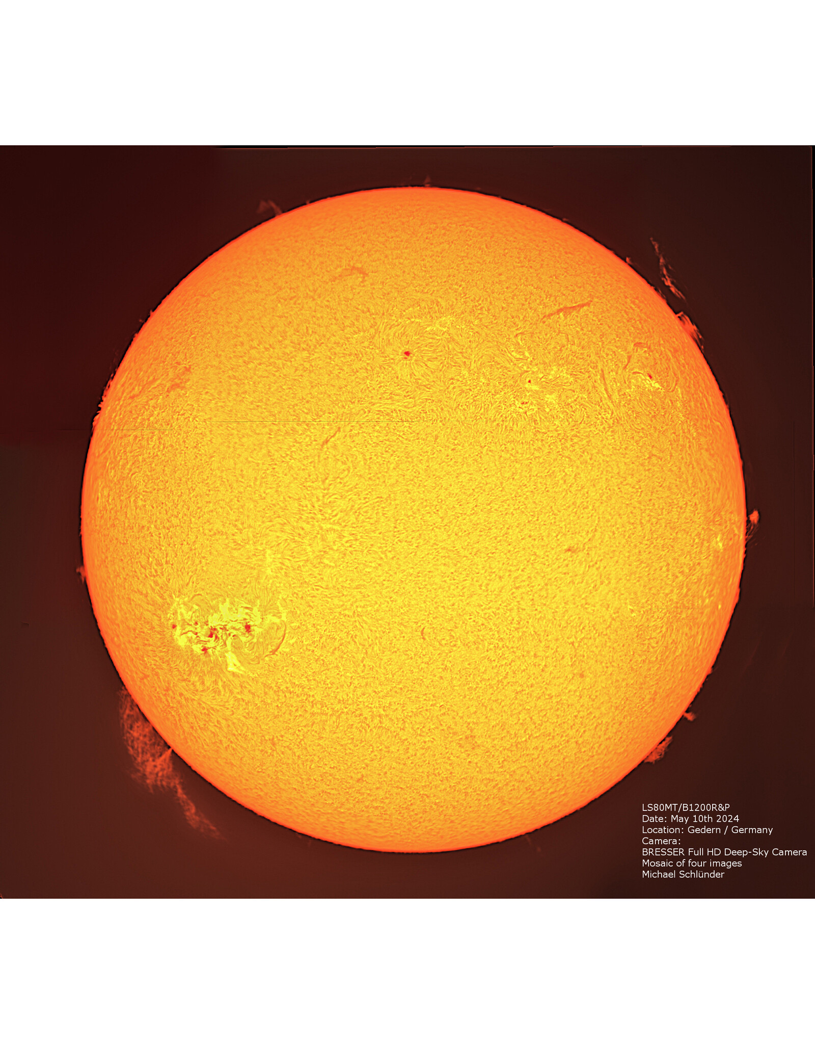Lunt LS80MT/B1200R&P allround APO-telescoop voor zon + sterrenhemel