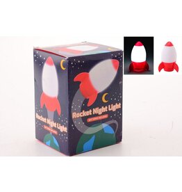 Nachtlamp Raket 14  cm hoog