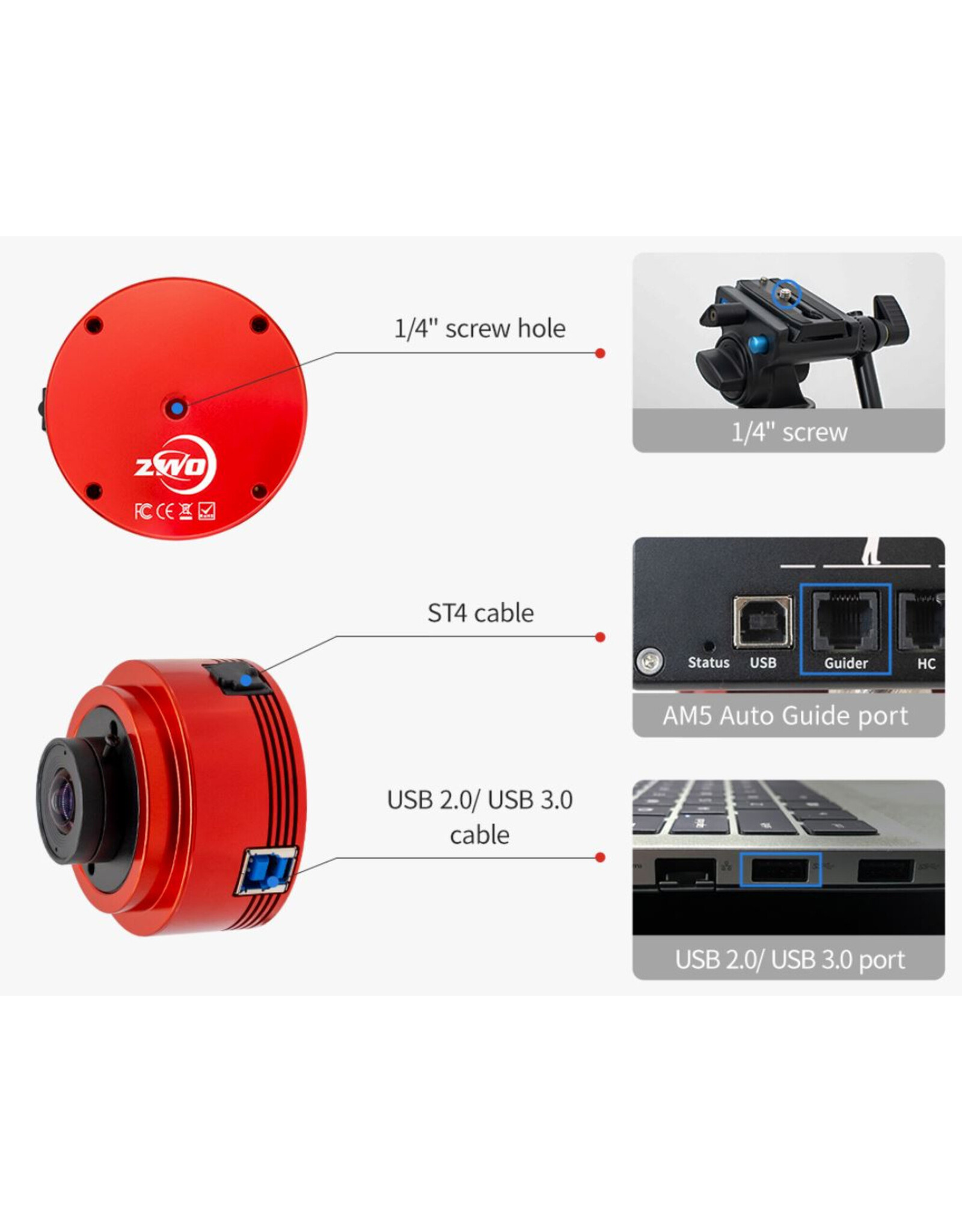 ZWO Camera ASI 678 MM Mono