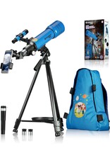 Bresser Junior telescoop 70/400 met rugzak blauw Bresser Junior telescoop 70/400 met rugzak blauw