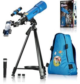 Bresser Junior telescoop 70/400 met rugzak blauw