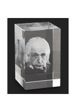 Einsteins oogblik in glas