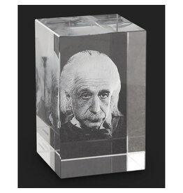 Einsteins oogblik in glas