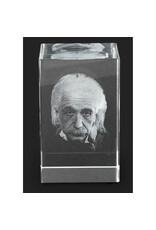 Einsteins oogblik in glas