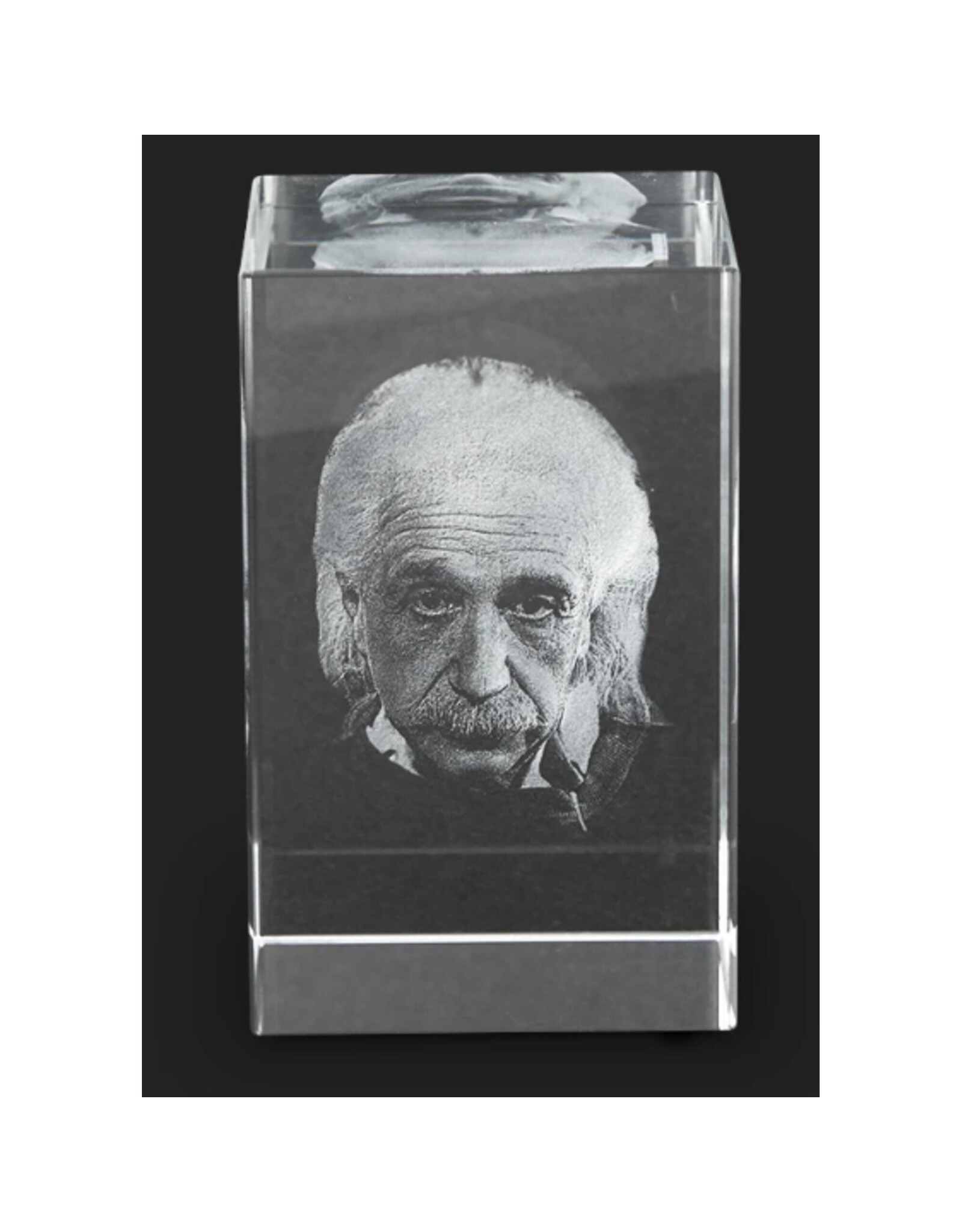 Einsteins oogblik in glas