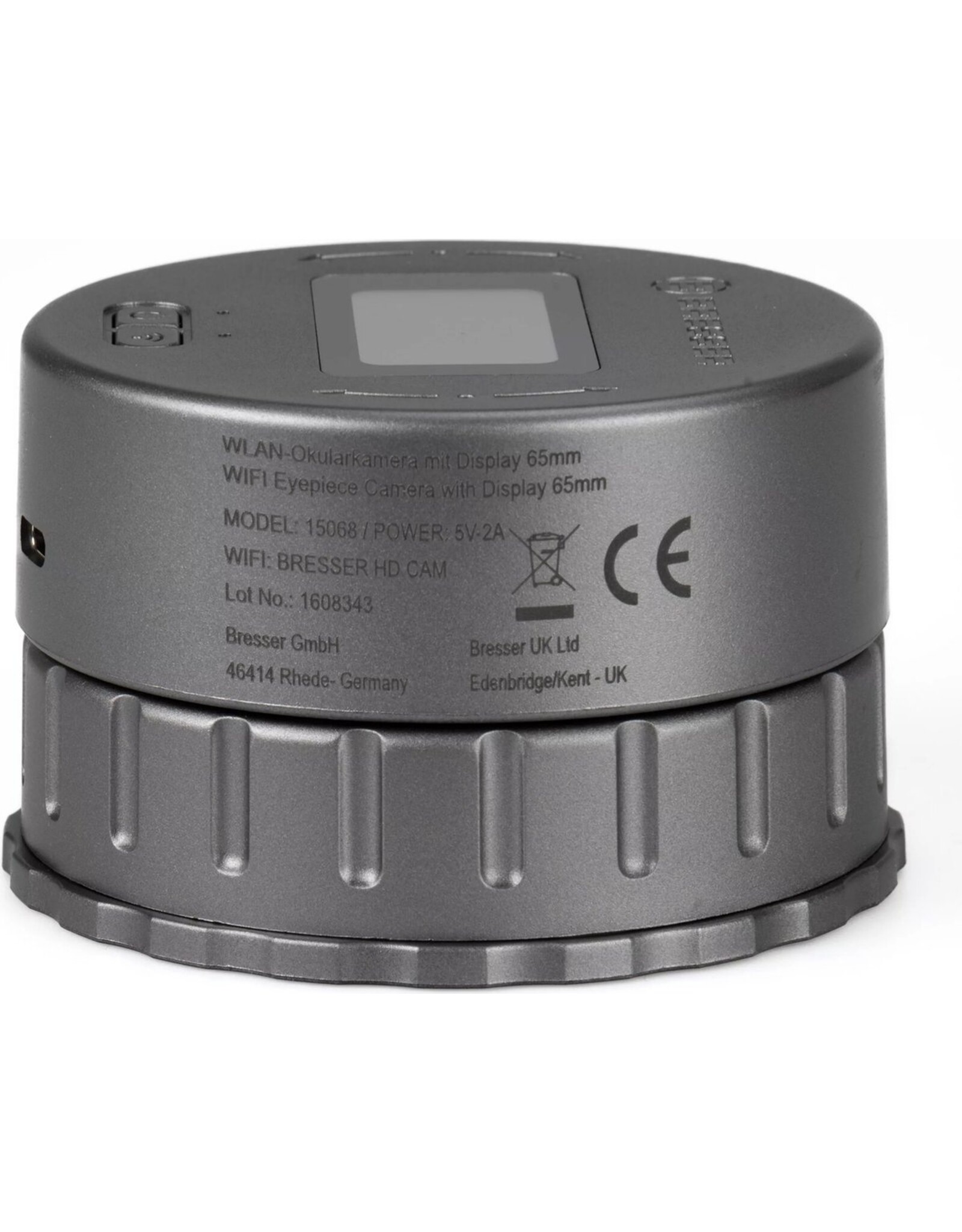 Bresser WiFi-Oculaircamera met Display voor maan en planeten