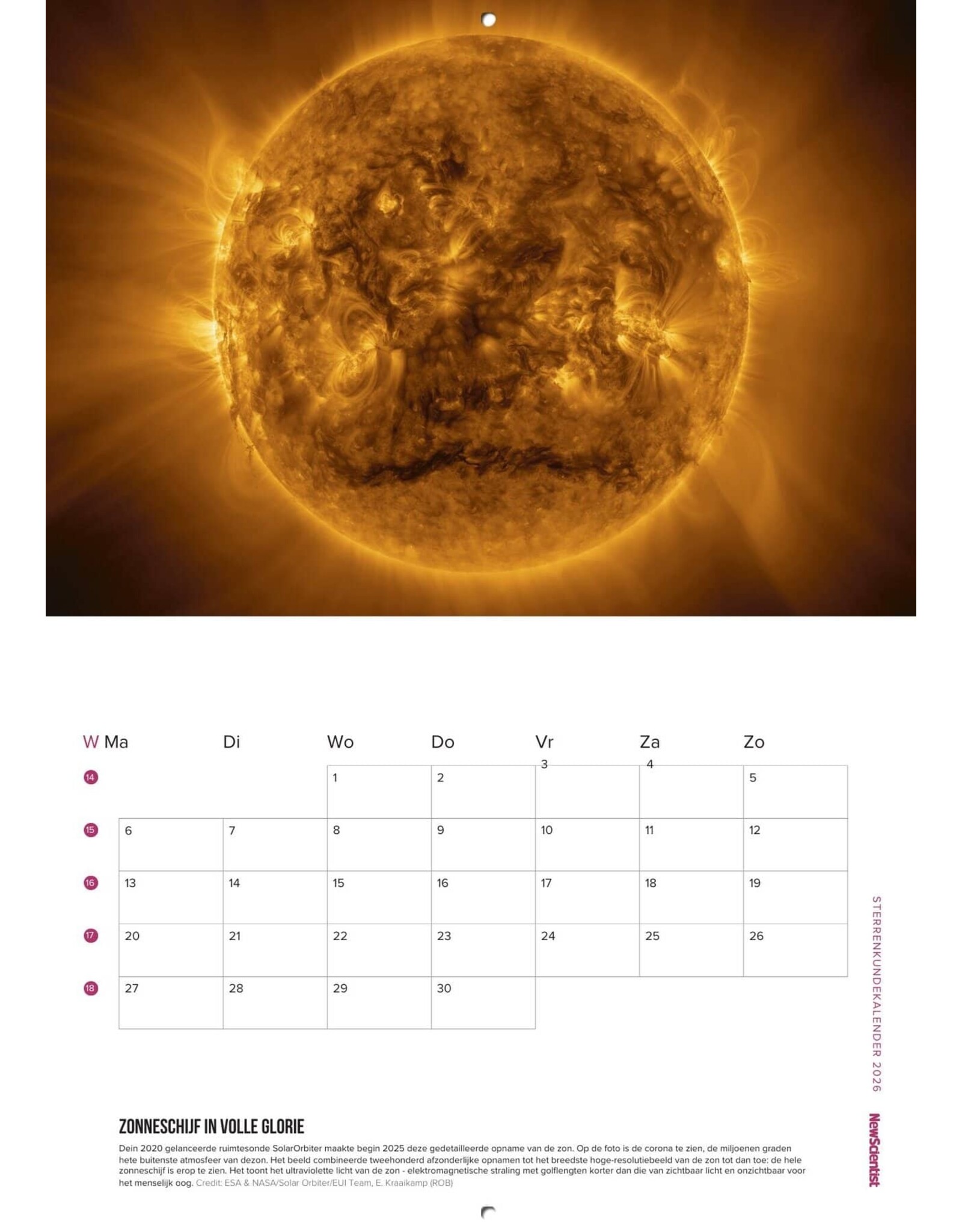 Fotokalender Sterrenkunde 2026