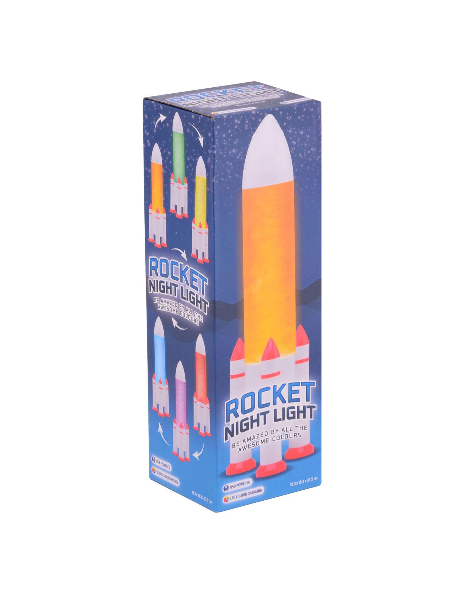 Raket Nachtlamp met USB Aansluiting