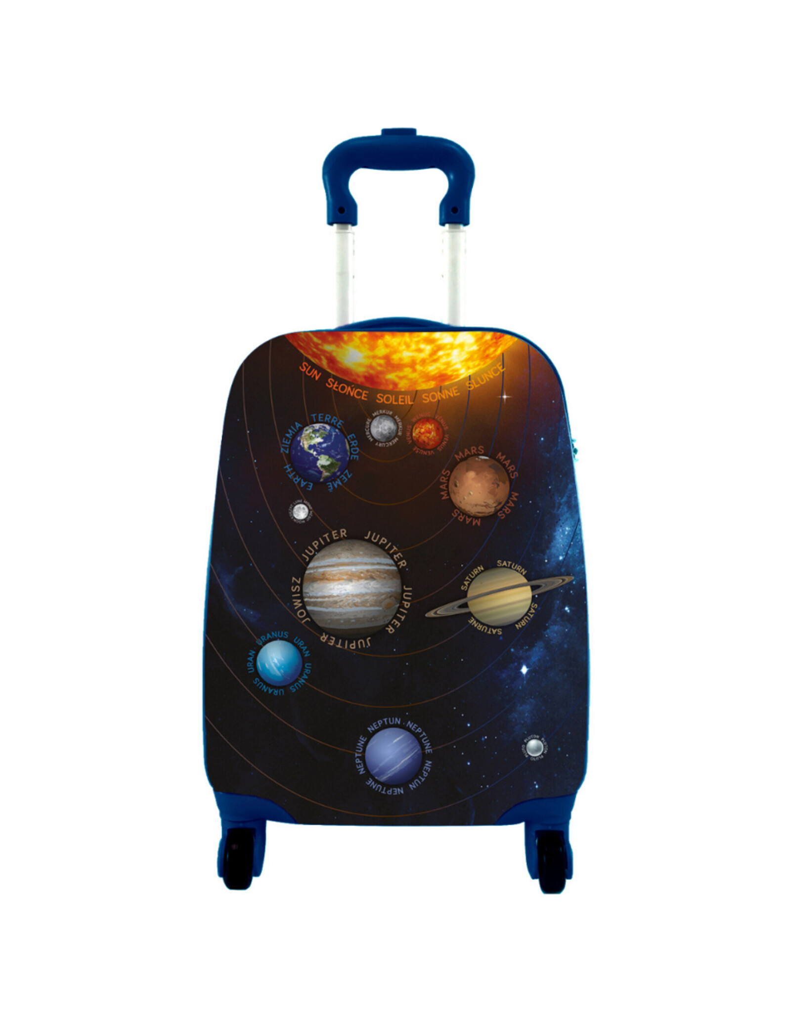 Zonnestelsel trolley voor kinderen