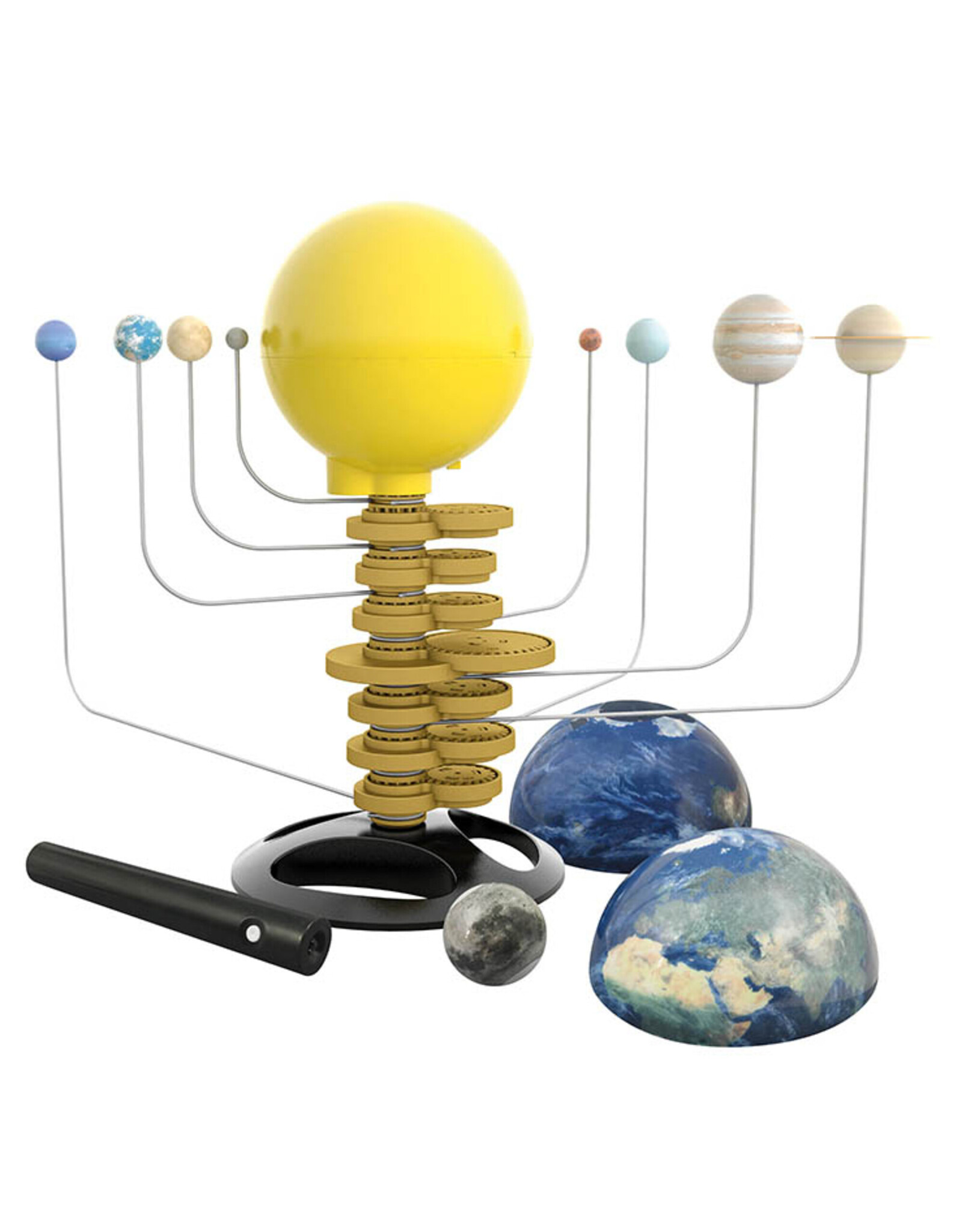 Zonnestelsel met gemotoriseerde aandrijving