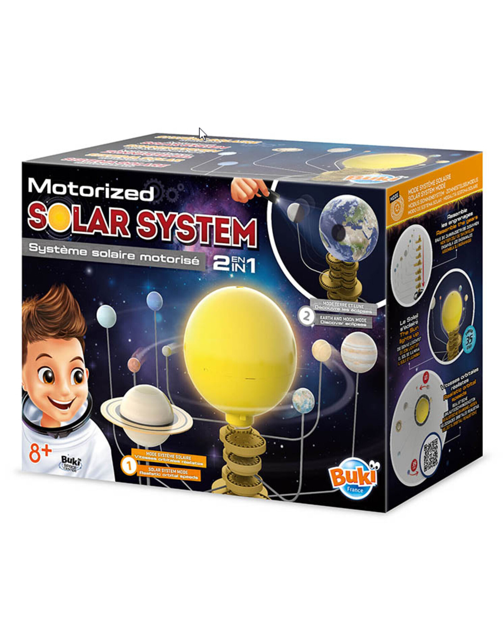 Zonnestelsel met gemotoriseerde aandrijving