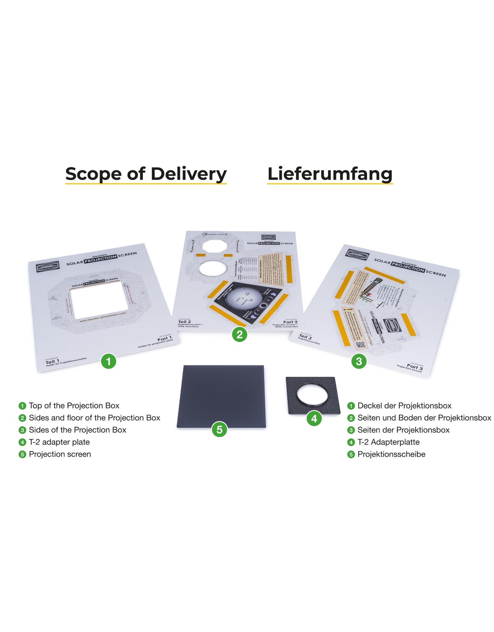 Baader Solar Projection Screen (BSPS)