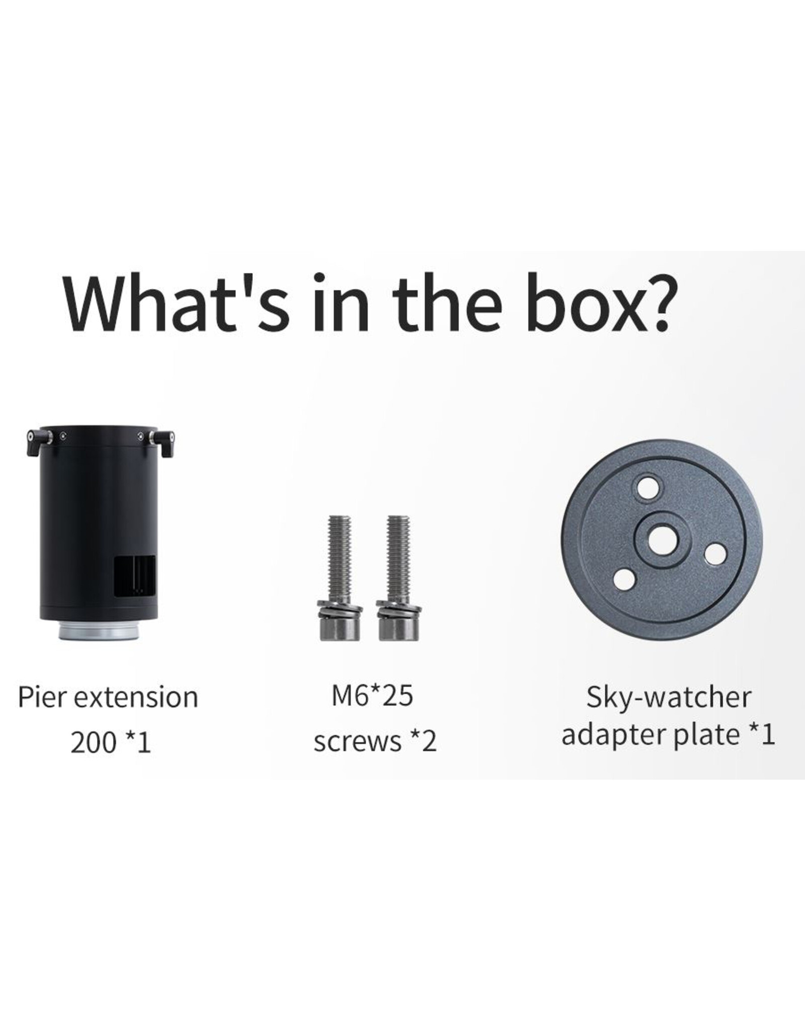 ZWO Zuilverlenging PE200