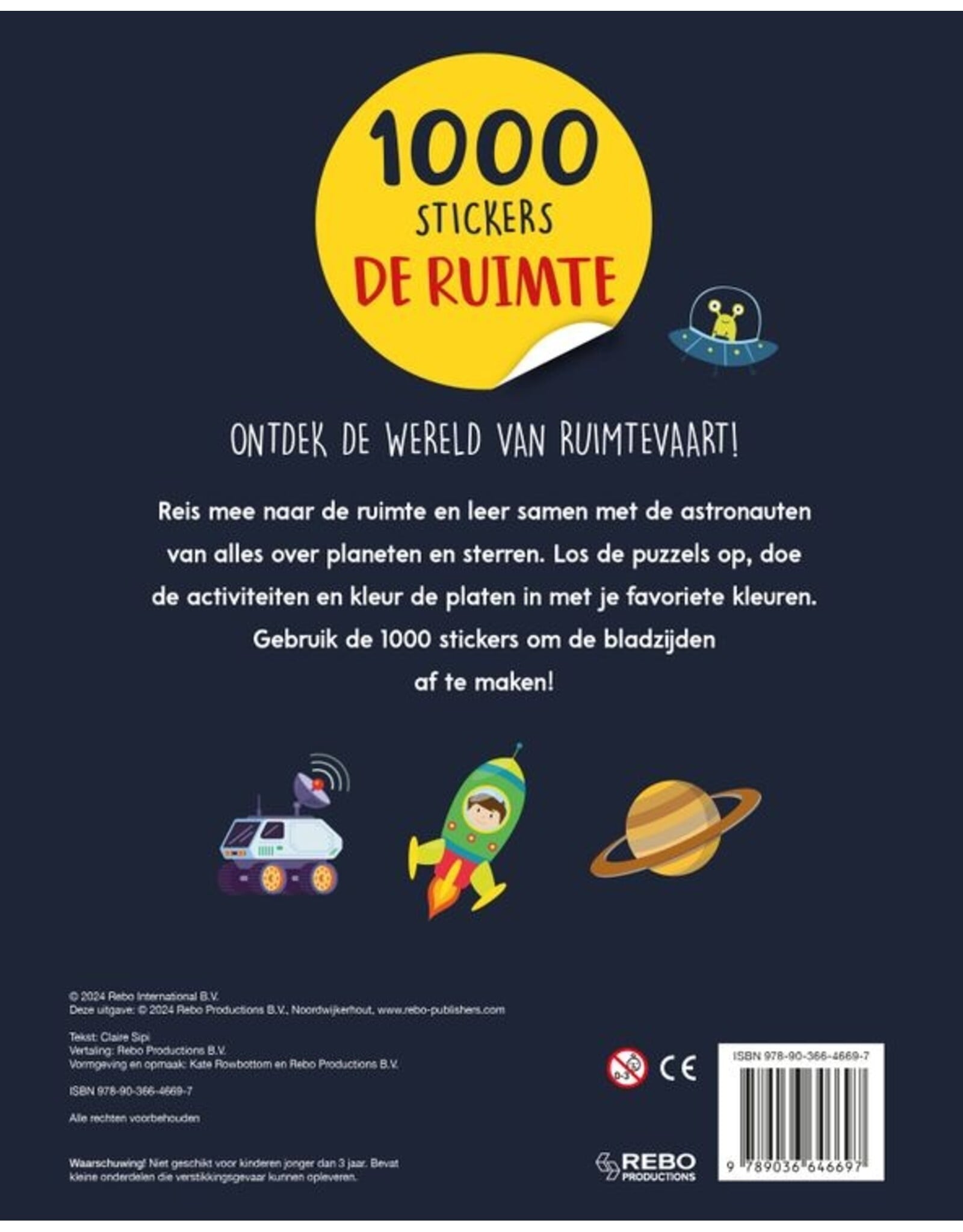 De ruimte - 1000 stickers