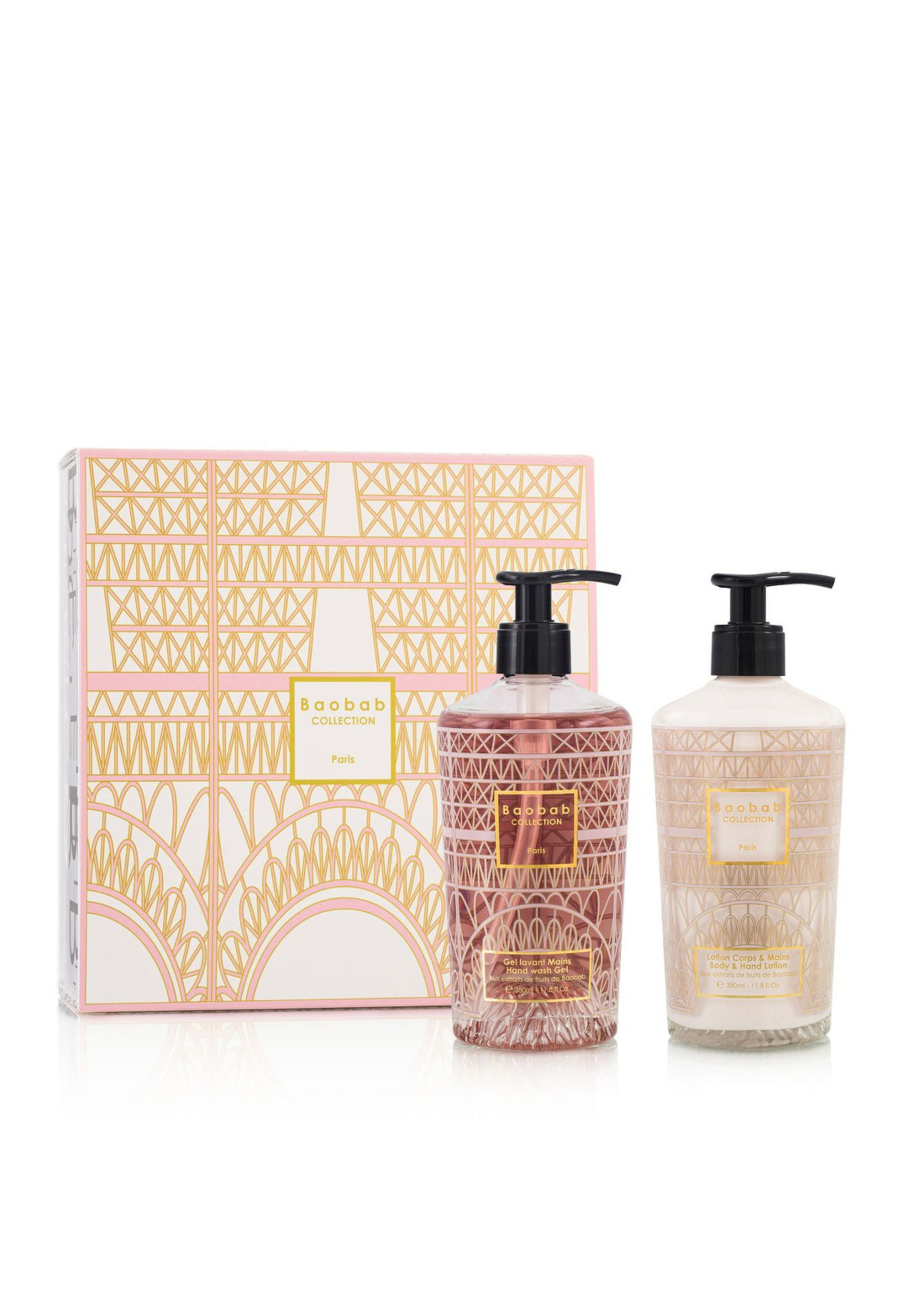 Baobab Collection Gift box Paris Body & Hand Lotion + Hand Wash Gel