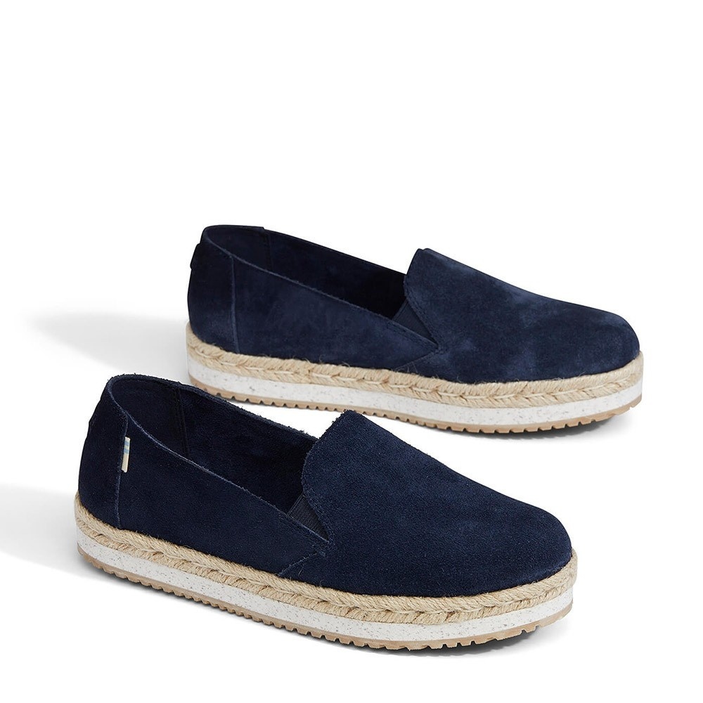 TOMS Palma Suede Navy Hippe