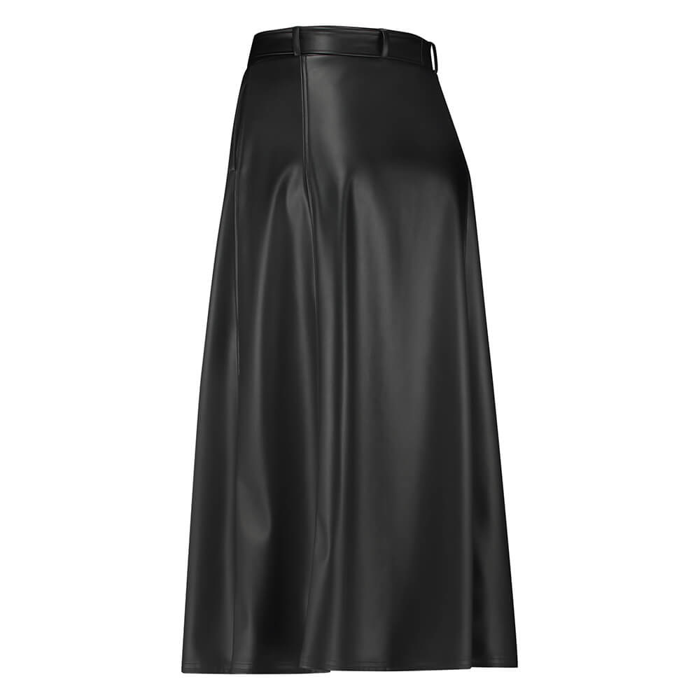 geur nikkel zuurgraad Studio Anneloes Suze Dull Leather Skirt Black bestellen? - Hippe Kippe