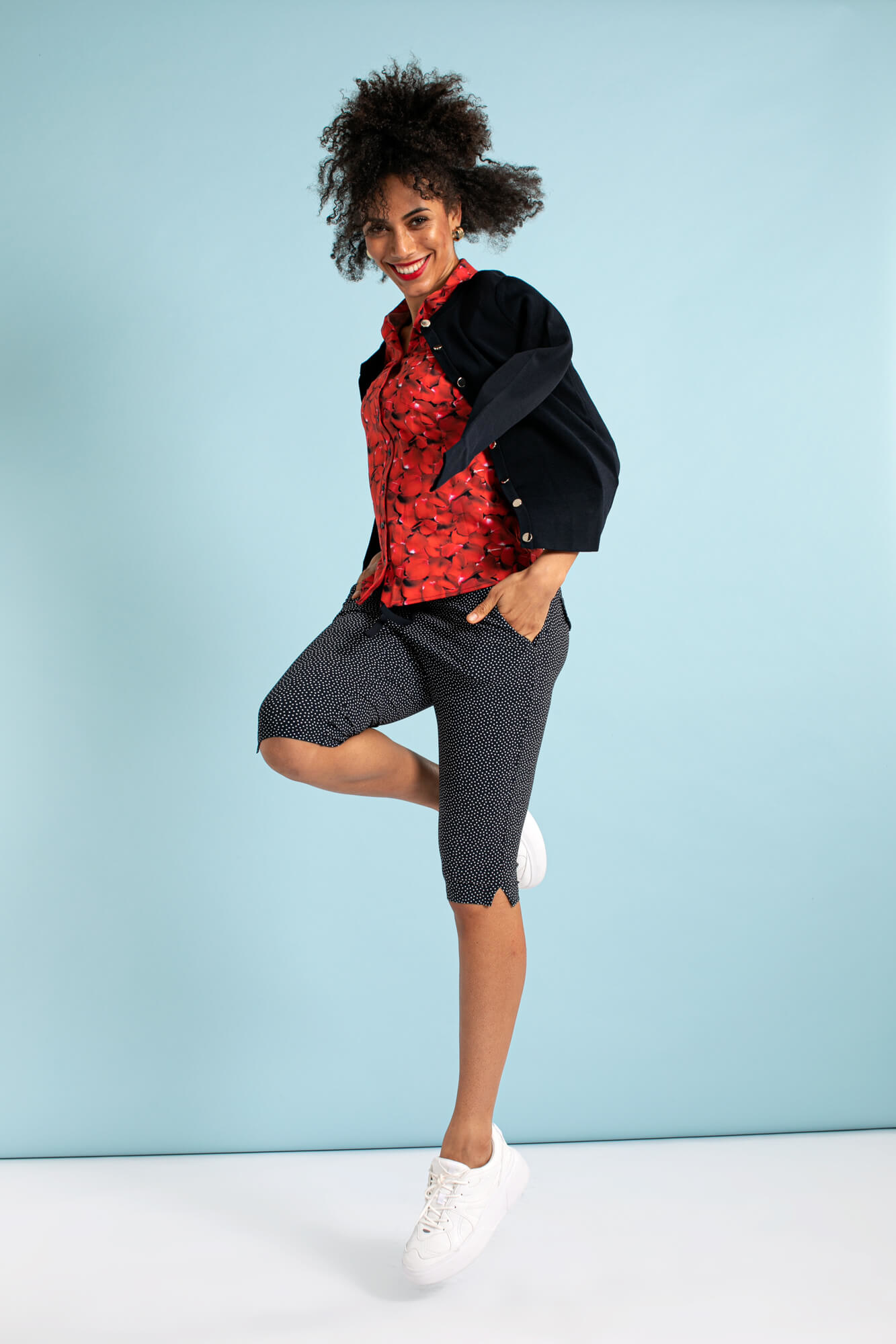 Upstairs capri trouser | Broeken | Dameskleding | Studio Anneloes