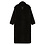 Alix The Label Ladies Woven Teddy Coat Black