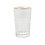 RICE Acrylic Tumbler 430ml Clear With Gold Edge