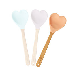 RICE Silicone Kitchen Spoon In Heart Shape
