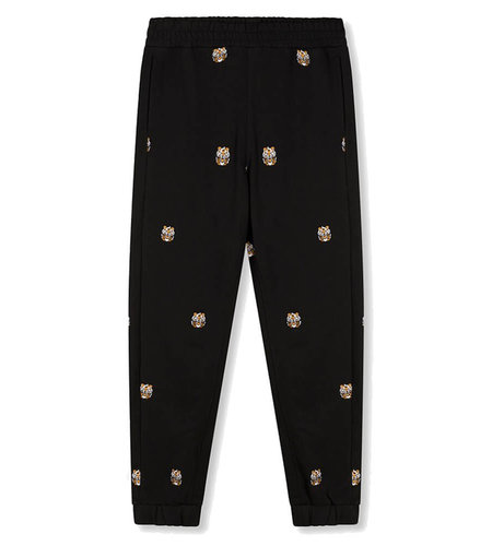Alix The Label Ladies Knitted Tiger Sweat Pants Black