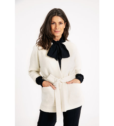 Studio Anneloes Kit Wool Coat Off White