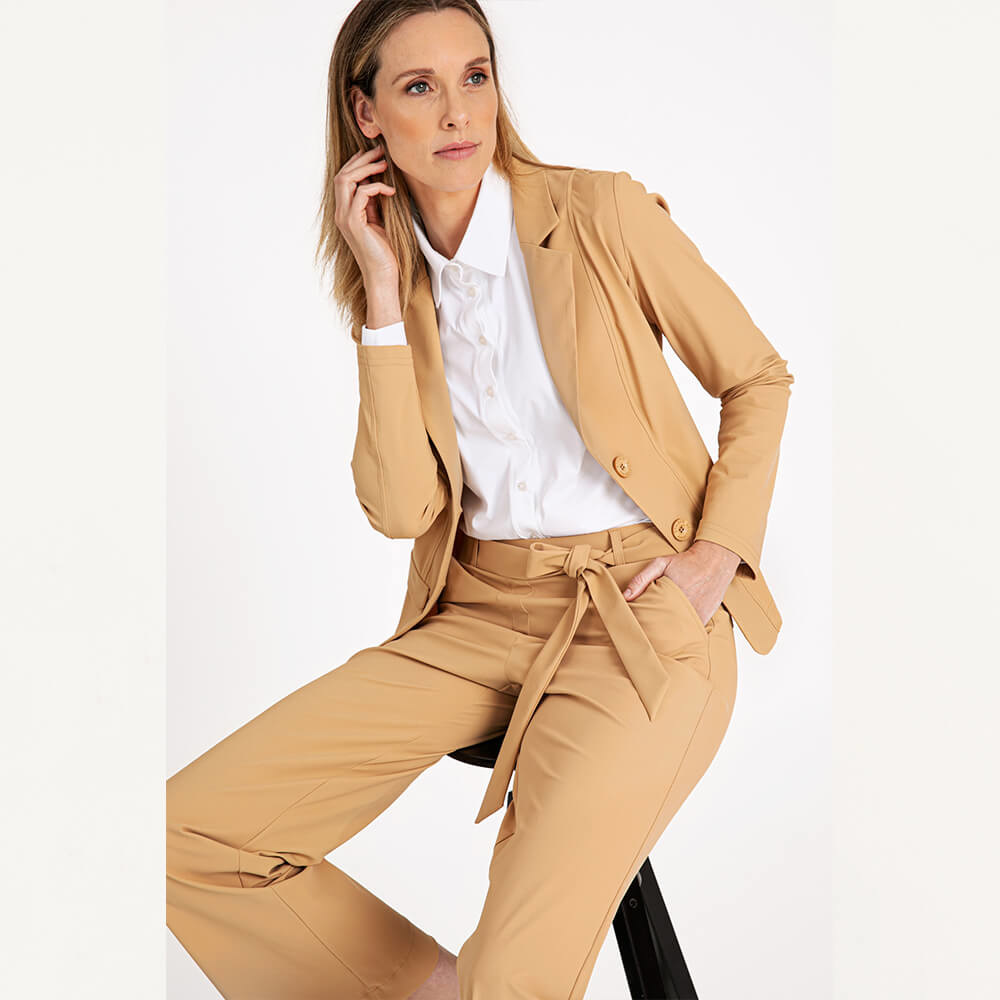Studio Anneloes Bright Bonded Blazer Dark Sahara bestellen? - Hippe Kippe