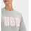 UGG Madeline Fuzzy Logo Crewneck Grey Heather Sonora
