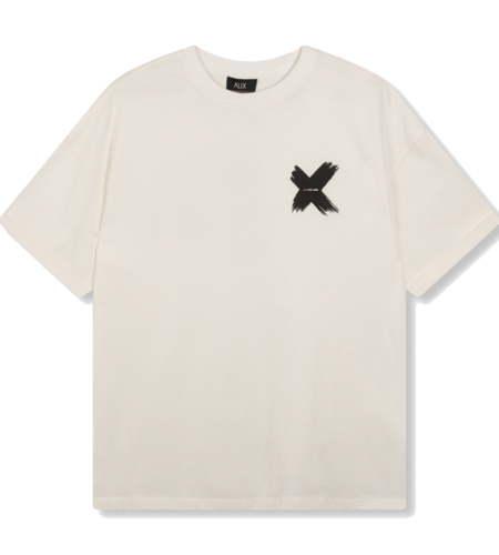 Alix The Label Ladies Knitted X T-Shirt Soft White