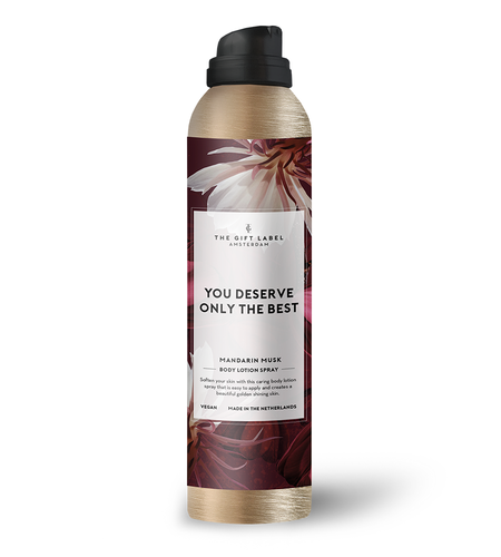 The Gift Label Body Lotion Spray 200ml You Deserve Only The Best