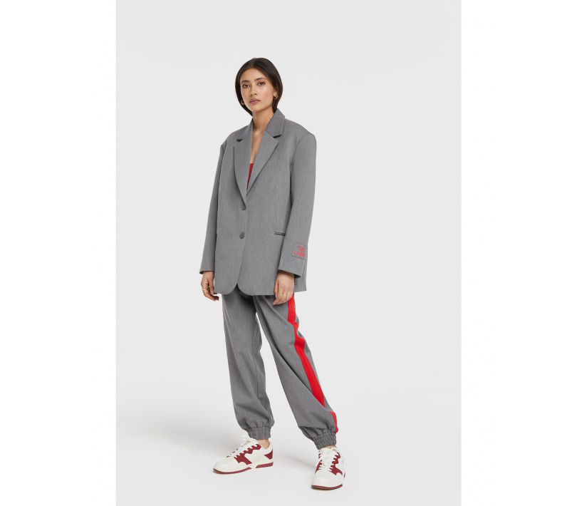 alix the label blazer grijs