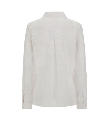 GUESS Embro Vivienne Shirt Pure White