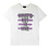Alix The Label Ladies Knitted Tekst Artwork T-Shirt Soft White