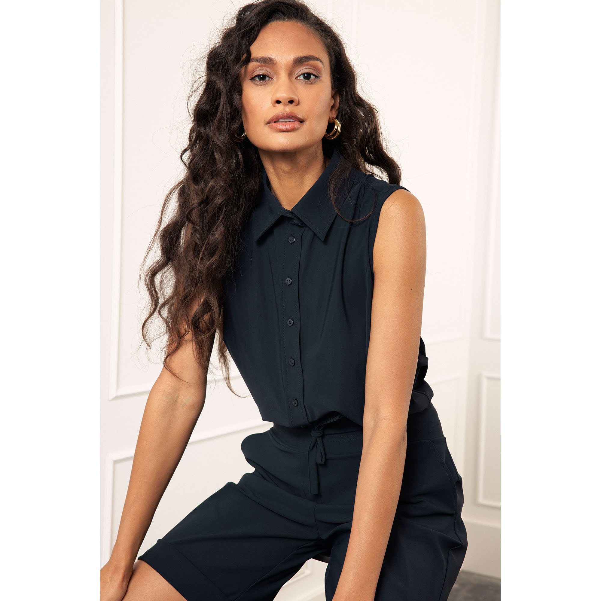 Studio Anneloes Bobby Sleeveless Blouse Black bestellen? Hippe Kippe