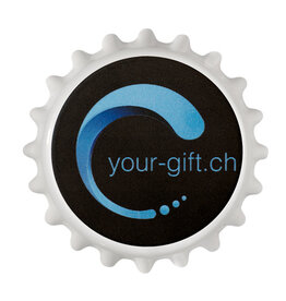 Flaschenöffner mit Magnet aus Plastik 3D Sticker