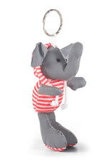 Schlüsselanhänger Elefant Rot
