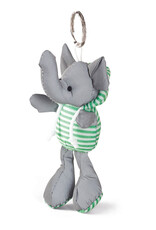 Schlüsselanhänger Elefant Grün